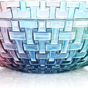 Large Sunflower-Shaped Crystal Fruit Basket