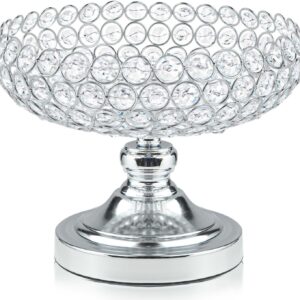 Exquisite Crystal Steward Glass Fruit Basket Set